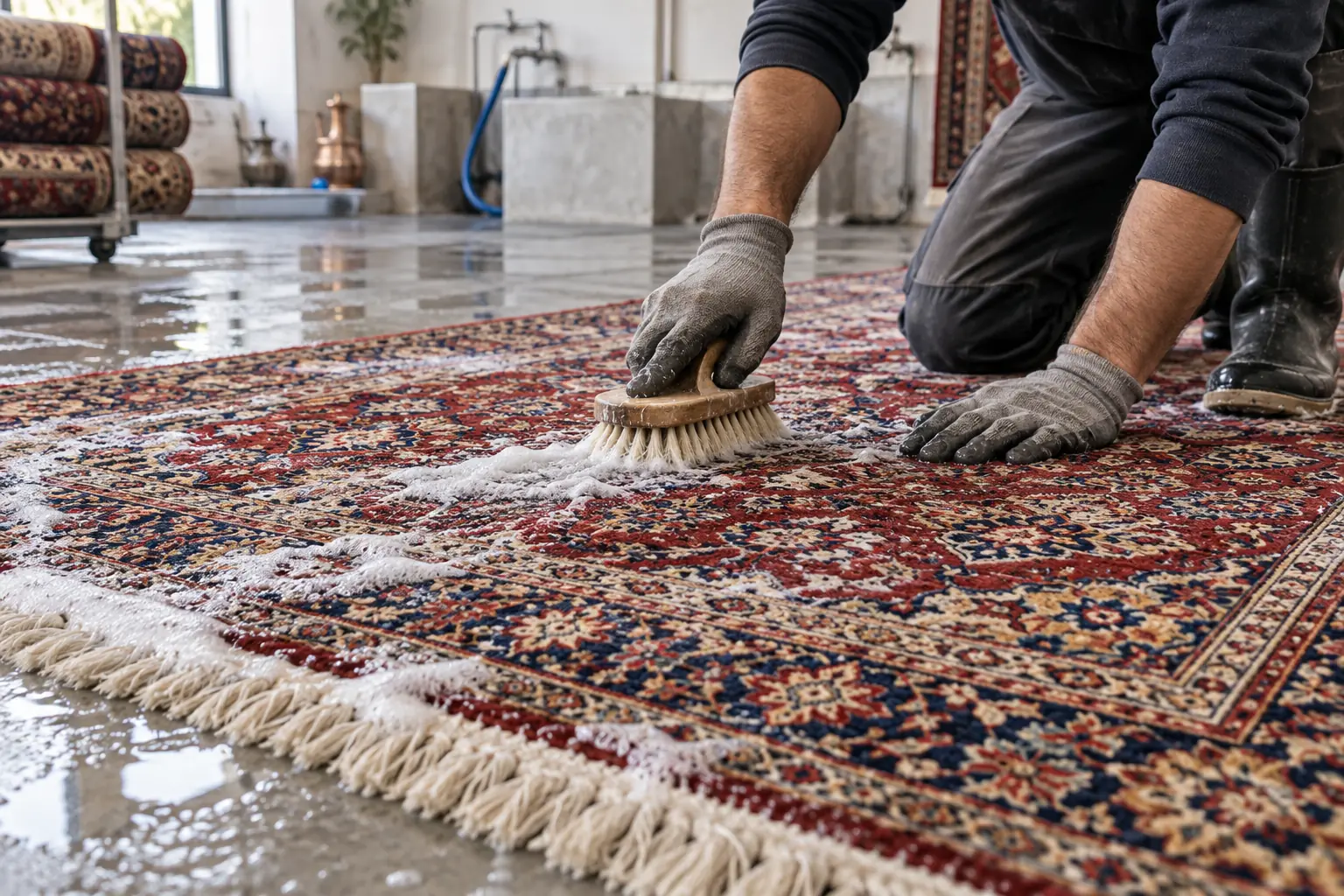 شستشوی فرش دستباف
